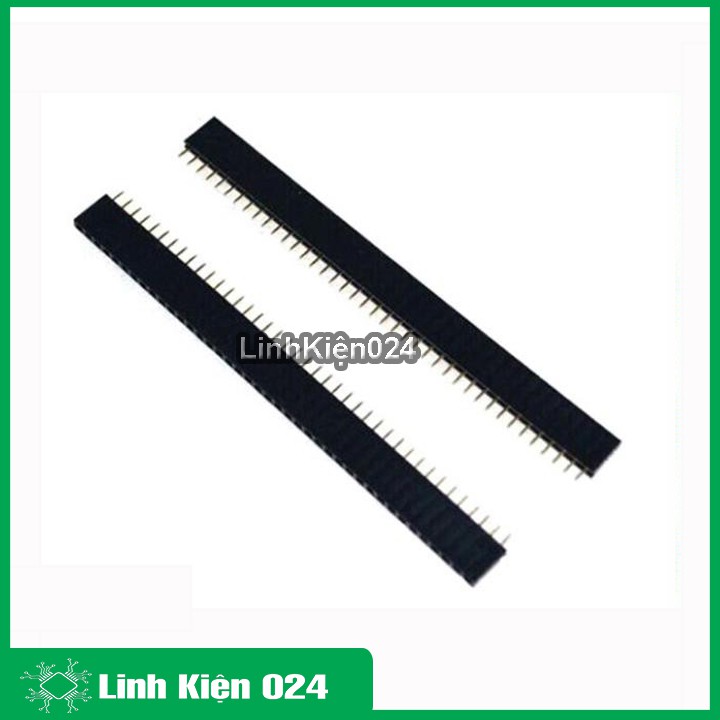Thanh jump cái đơn 1x40P 2.54mm (đen)