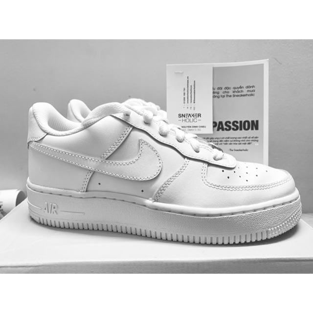 Giày chính hãng Nike Air Force 1 low All white size 36