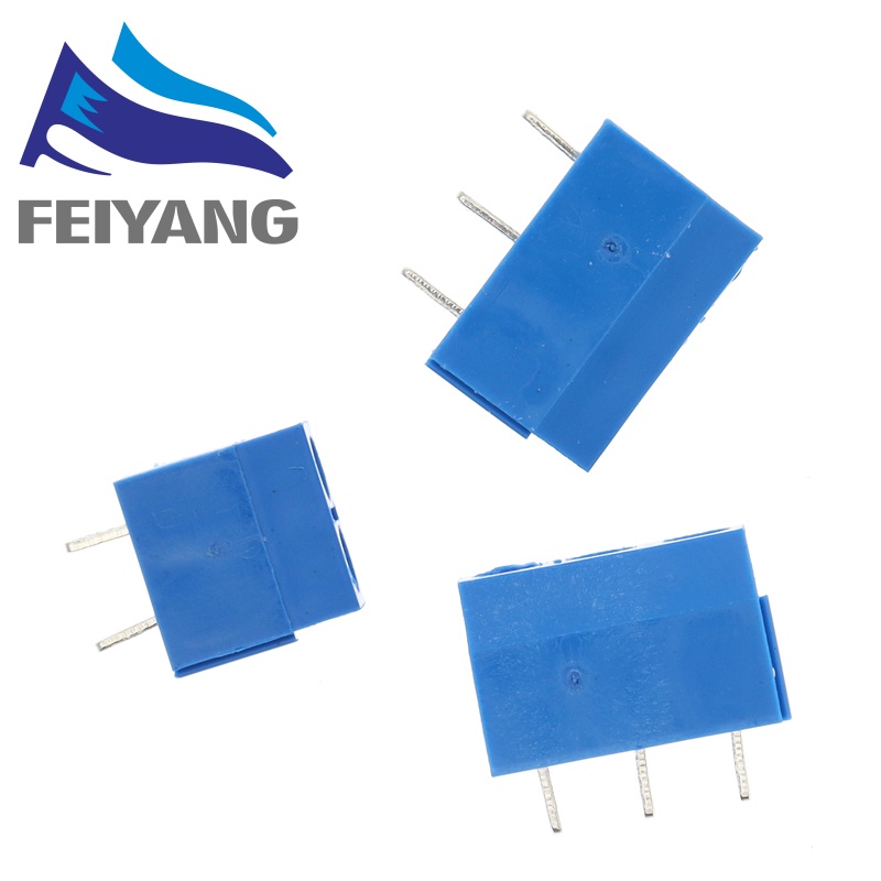 Set 10 Đầu Nối Thiết Bị Đầu Cuối KF301 2P / 3P KF301-5.0 KF301 5.0mm