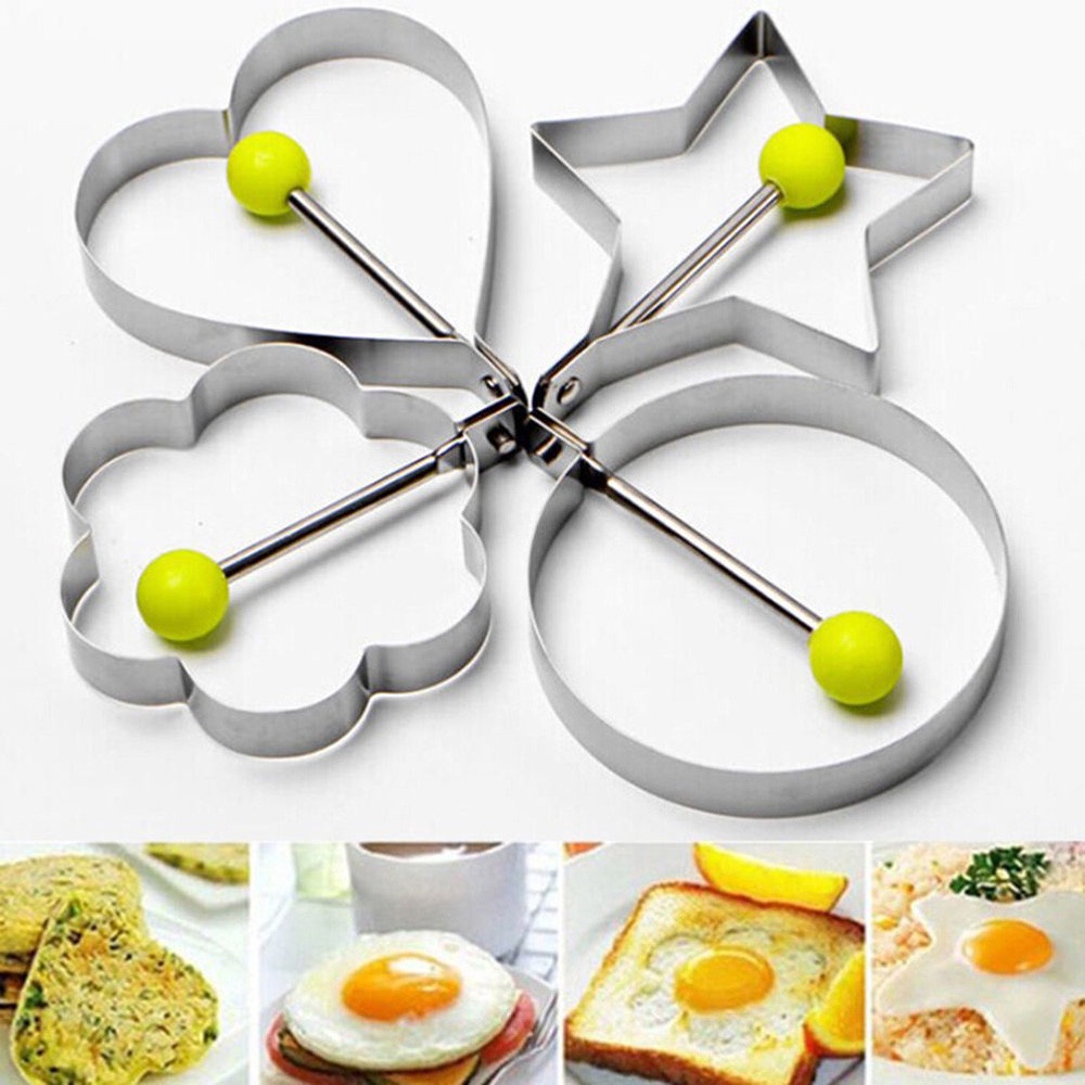 Dụng Cụ Nấu Ăn Bằng Thép Không Gỉ. Mô Hình Trứng Chiên. Khuôn Làm Bánh Kếp