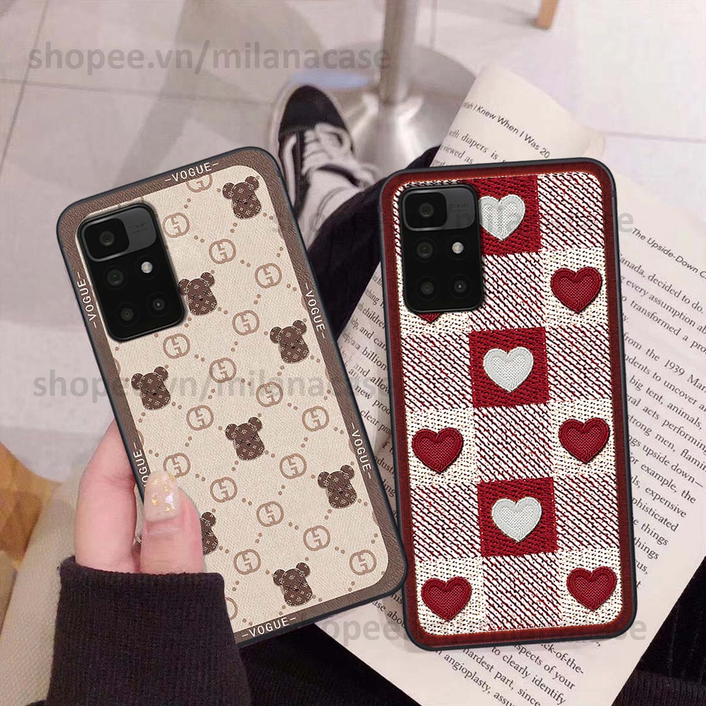 Ốp Xiaomi Redmi 10 hình trái tim be love tình yêu siêu đẹp, cá tính, thời trang