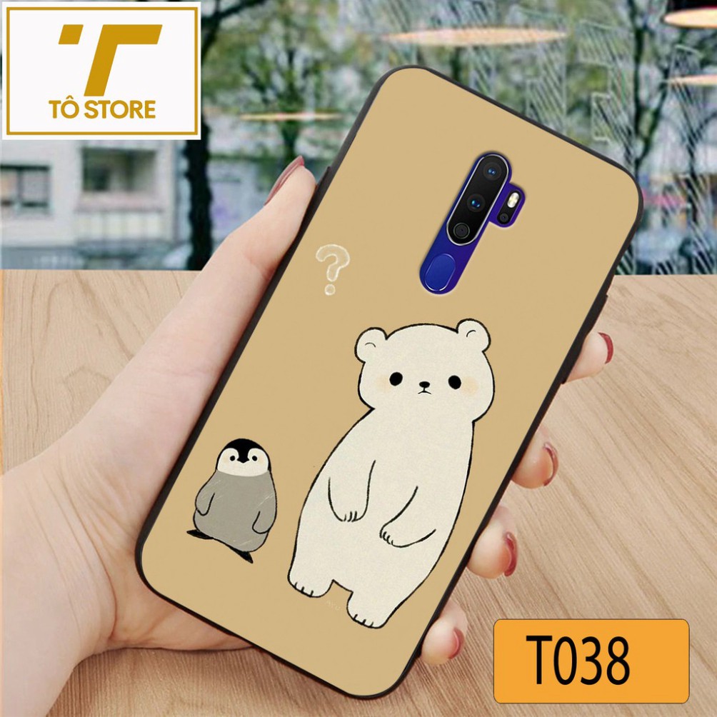 [ HOT ] Ốp lưng điện thoại Oppo A11 - A5 - A9 (2020) in hình Gấu đáng yêu.