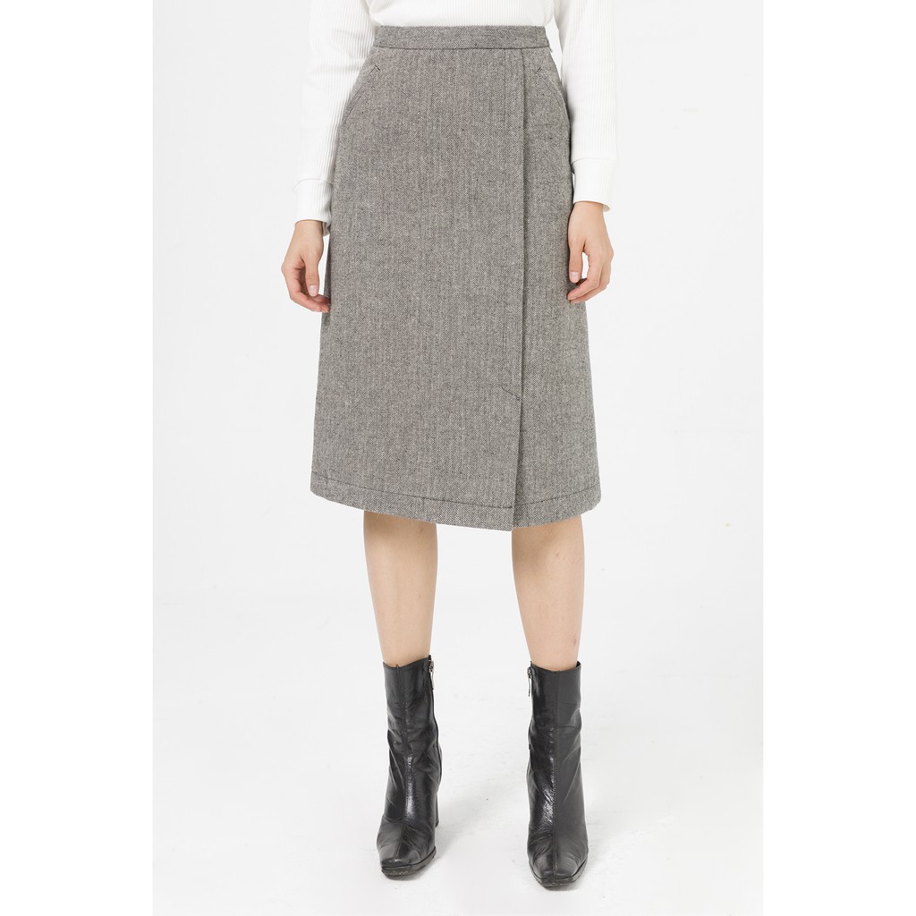 Chân váy dạ VIENTRAN V62T19T006 (Nhiều màu) | BigBuy360 - bigbuy360.vn