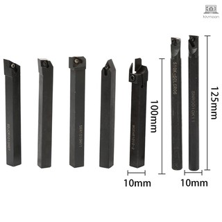 Bộ 7 thanh đỡ gắn dao phay+7 chi tiết chèn+7 chìa khóa vặn dùng cho máy tiện cơ khí