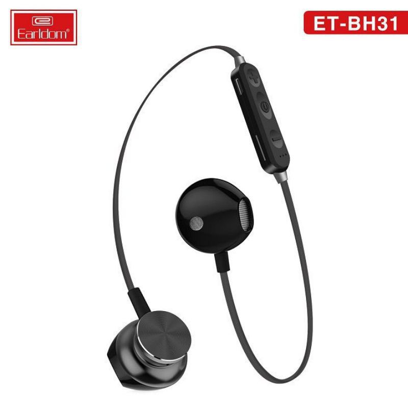 Tai nghe bluetooth có dây hỗ trợ thẻ nhớ pin lâu, âm thanh hay - Earldom BH31