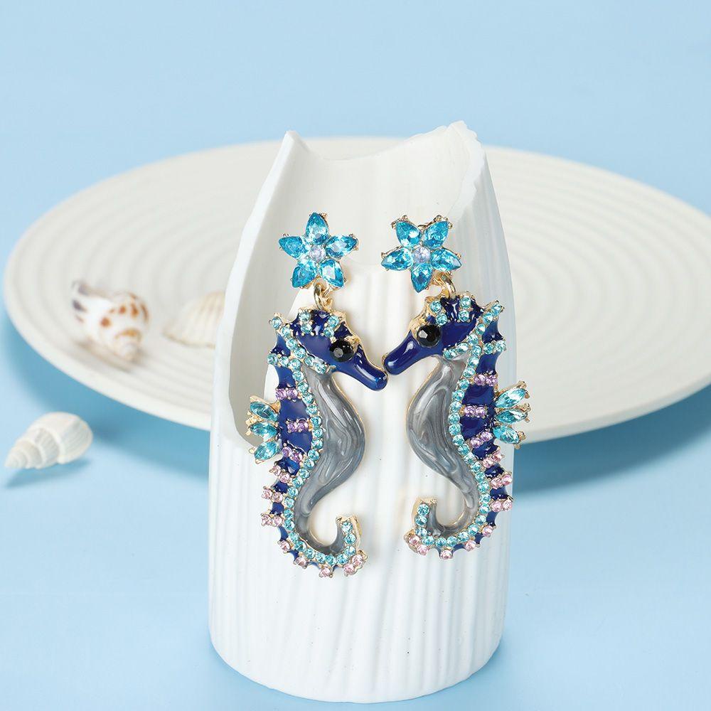 Bông Tai Hình Cá Ngựa Độc Đáo Thời Trang