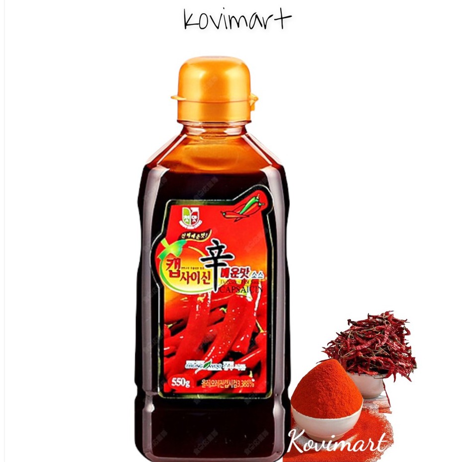 Tinh Dầu Ớt Siêu Cay 550ml