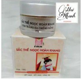 Kem sắc thể ngọc hoàn khang trắng da chống nắng 10g