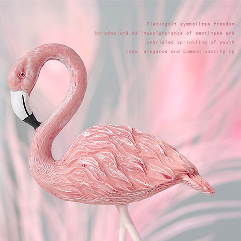 Tượng hồng hạc thủ công phong cách Bắc Âu hiện đại sáng tạo trang trí bàn làm việc/tiệc cưới