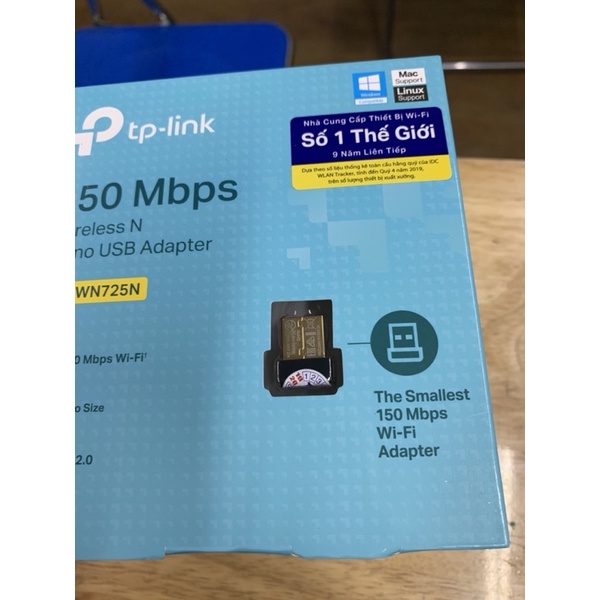 Bộ thu Wifi TP LINK TL-WN725N mới chính hãng bảo hành 2 năm