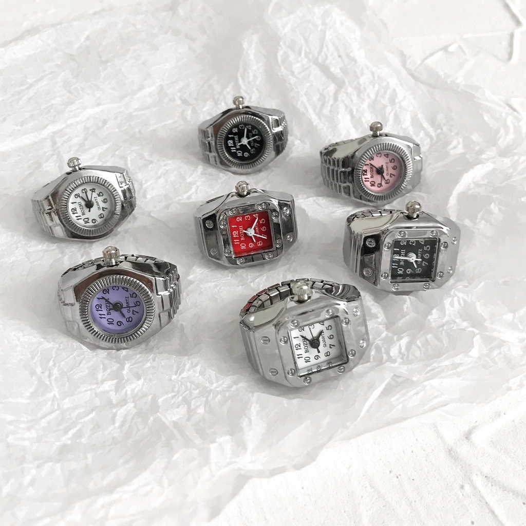 (HOT Sale) NhẫN ĐồNg Hồ ĐíNh Đá Sang TrọNg