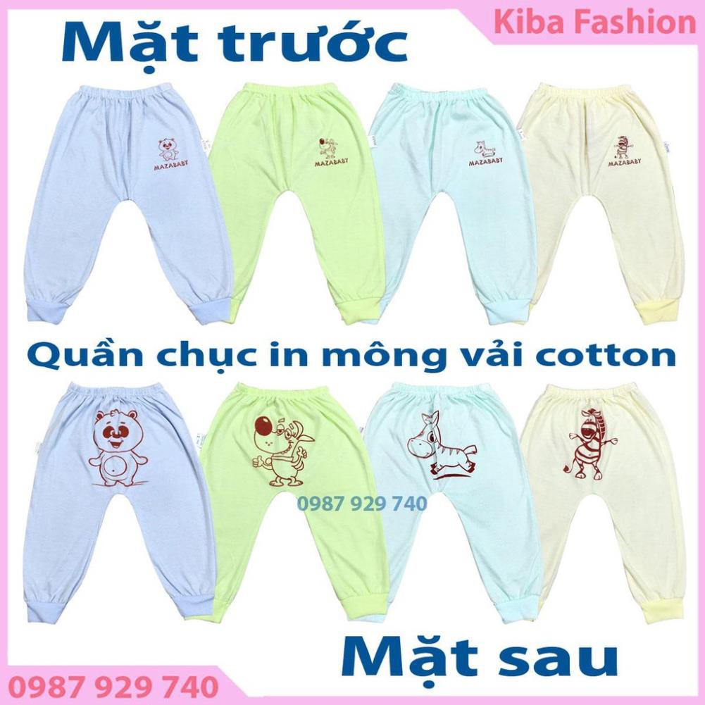 Quần dài COTTON in mông cho Bé từ 2-15kg