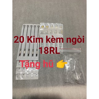 🎁 kim xăm và ngòi 20 cái 18rl chạy khung