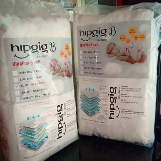 100 miếng bỉm quần hipig loại đẹp s m l xl xxl xxxl