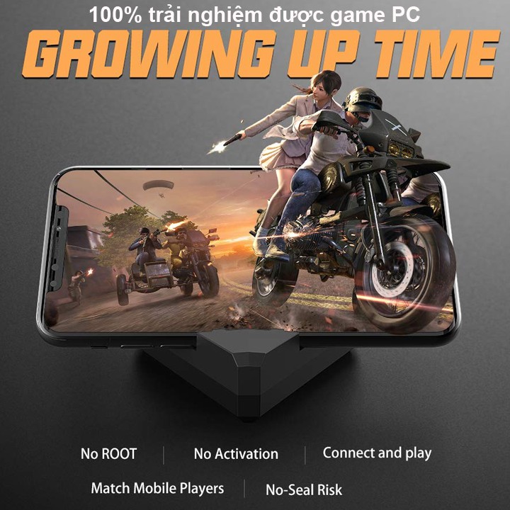 Combo Trọn Bộ Bàn Phím K15 + Chuột G0 + Hộp Chuyển Đổi G1 chơi game PUBG Mobile cho Android, IOS, iPad như PC - VL