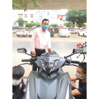 Gương Vuông H2C lắp mọi loại xe