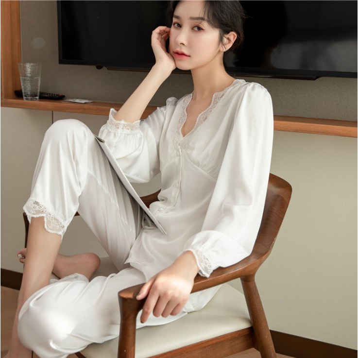 Đồ Bộ Mặc Nhà Cao Cấp Lụa Mịn Pijama Cực Đẹp ADQD01