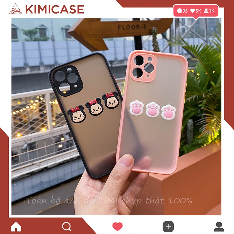 Ốp lưng Realme 5 / 5s / 5i / 6 / 6i / 7i Realme C12 / C15 / C17 sticker nhám chống bẩn, bảo vệ camera