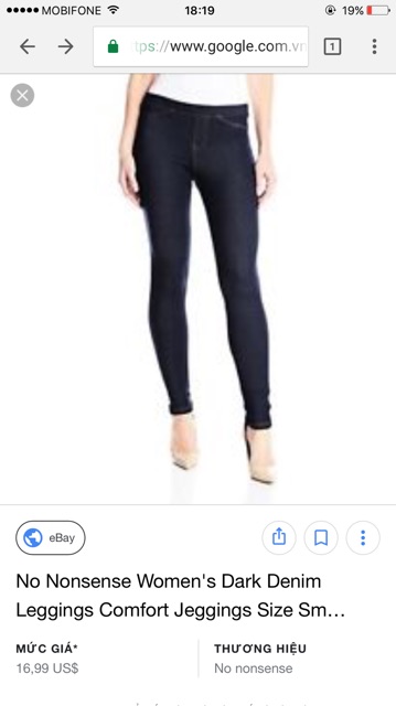 Quần legging Denim