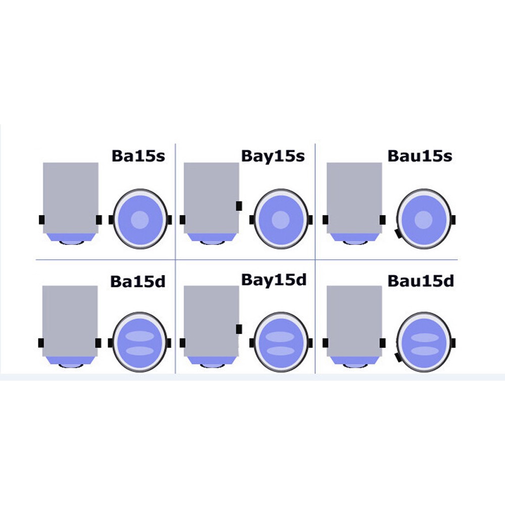Đèn LED P21W 1156 BA15s 1157 Bay15d dành cho xe ô tô tiện dụng