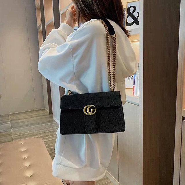 Túi Da Khuy G-U-C-C-I Hàng Quảng Châu Siêu Cấp | BigBuy360 - bigbuy360.vn