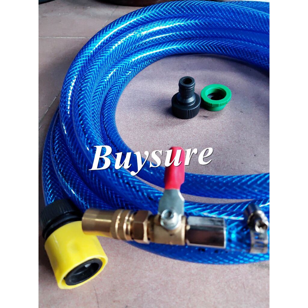 Trọn Bộ dây xịt rửa dùng nước máy 21mm-27mm có nối
