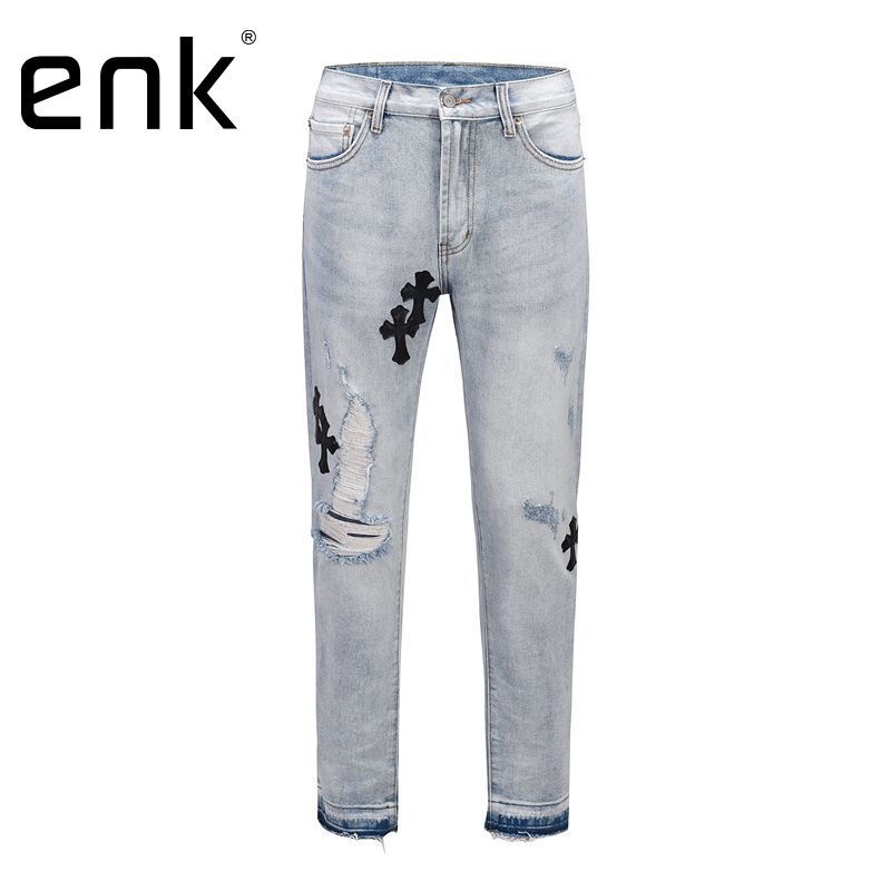 Quần Jeans Xé Ống Ôm Thời Trang Mùa Xuân Dành Cho Nam 501