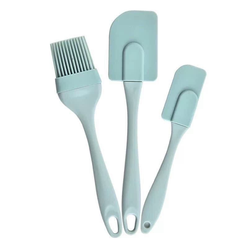 Set 3 món chổi quét dầu ăn, phới làm bánh bằng silicon chịu nhiệt kích thước 24cmx5cm dễ dàng cầm, nắm