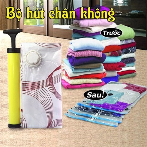 Bộ 8 túi hút chân không tặng kèm 1 bơm tay