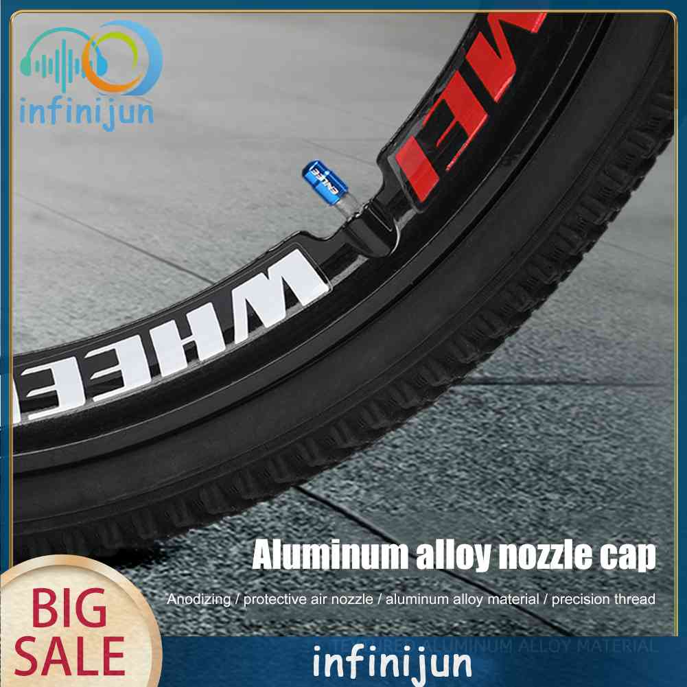 2 Nắp Van Bánh Xe Đạp Bằng Hợp Kim Nhôm Chống Gỉ