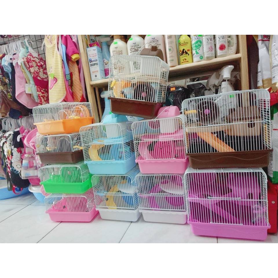 Lồng nhà máy 1 tầng dành cho hamster