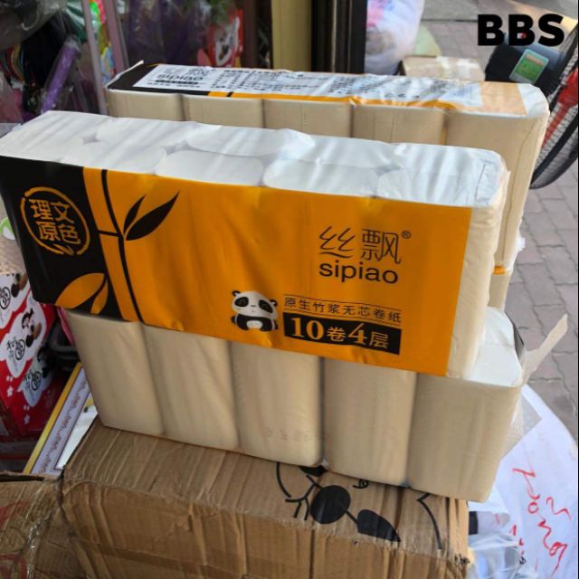 Giấy vệ sinh gấu trúc cả thùng
