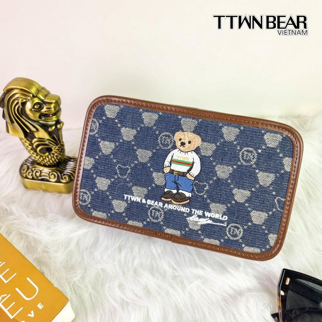Túi xách nữ TN3020 đeo chéo thời trang công sở đi học đi chơi TTWN BEAR da PVC cao cấp