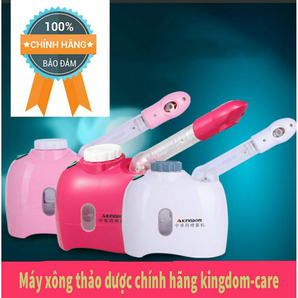 Máy xông hơi mặt tinh dầu thảo dươc Kingdom 33c chính hãng