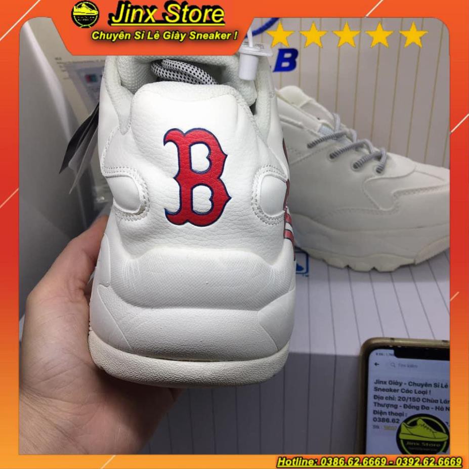 [ FREE SHIP ] Giày thể thao sneaker trắng M L B BOSTON full size, full bill box hàng 1:1 | BigBuy360 - bigbuy360.vn