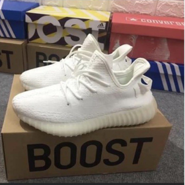 🔥 ẢNH THẬT 🔥 Giàu sneaker v2 350 trắng full