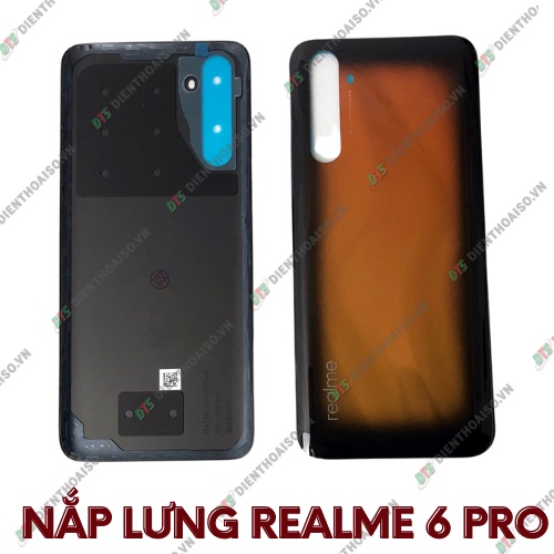 Nắp lưng realme 6 pro xanh, cam