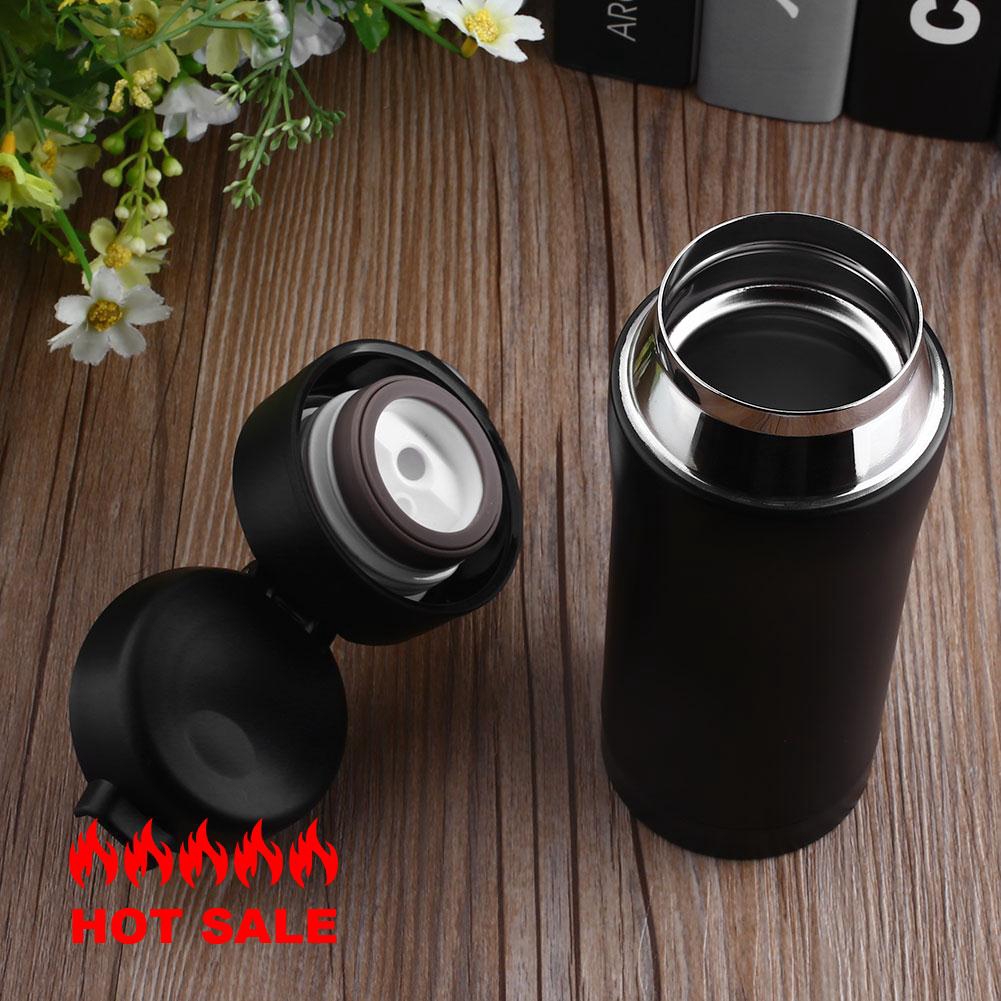 Cup Vacuum Flask Thermos Bottle Stainless Steel 350ML Travel Mug Coffee Portable