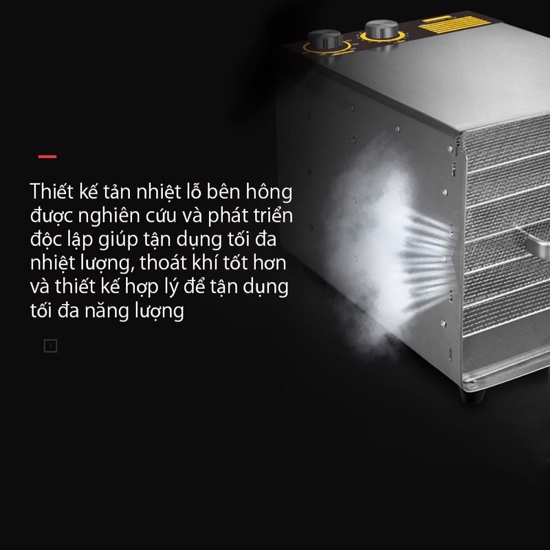 Máy sấy thực phẩm septree 6 tầng