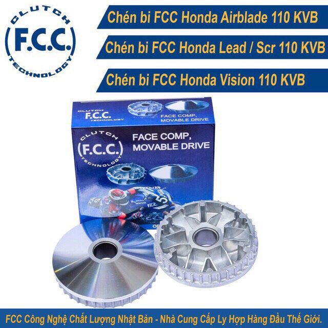 Bộ côn honda lead 110/ scr chính hãng fcc