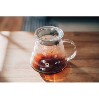 BÌNH ĐỰNG CÀ PHÊ HARIO V60 RANGE SERVER CLEAR 600ML (XGS-60TB)