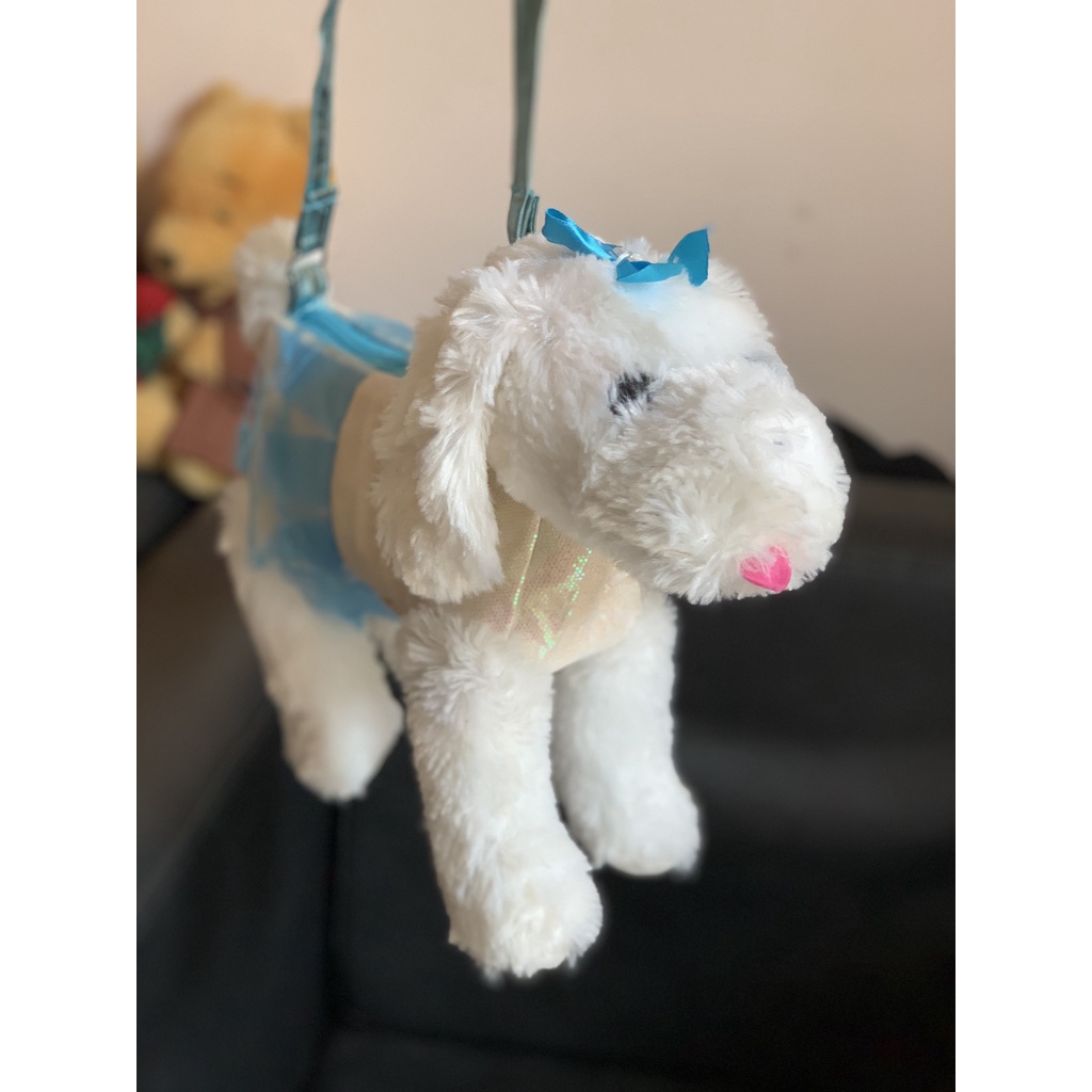 Túi đeo chéo chó bông No Brand