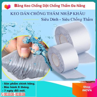 Băng keo siêu dính chống thấm và chịu nhiệt theo công nghệ nhật bản - Keo trám trét chống thấm chống dột