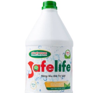 Nước giặt xả sinh học Safelife can 4l