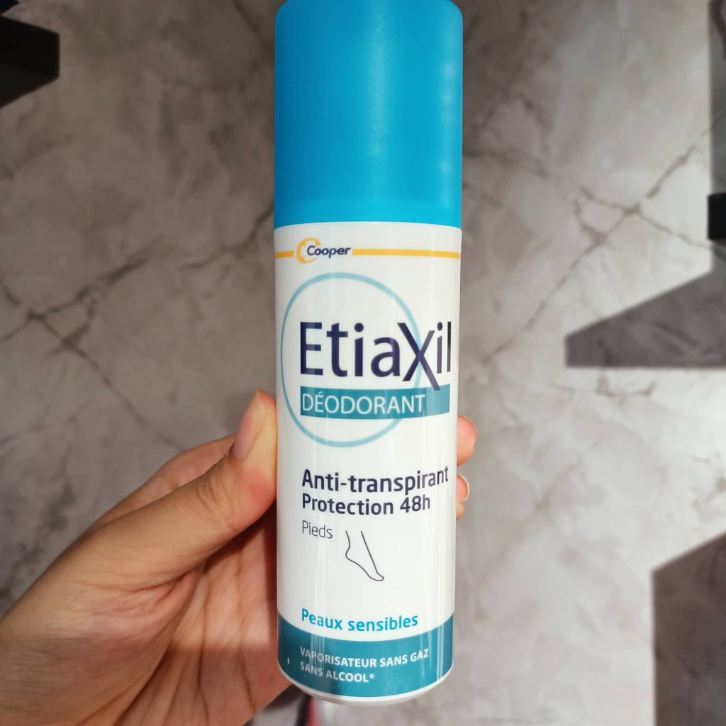 Xịt Khử Mùi Giúp Ngăn Ngừa Mồ Hôi Chân Etiaxil 100ml