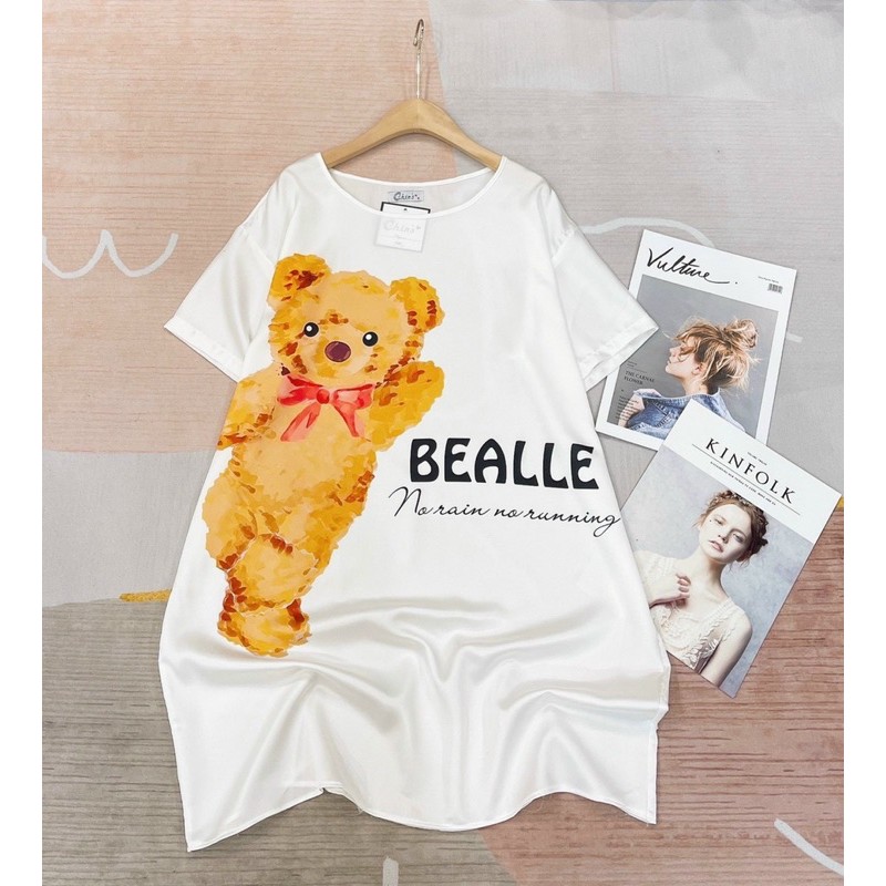 Đầm satin from rộng | BigBuy360 - bigbuy360.vn