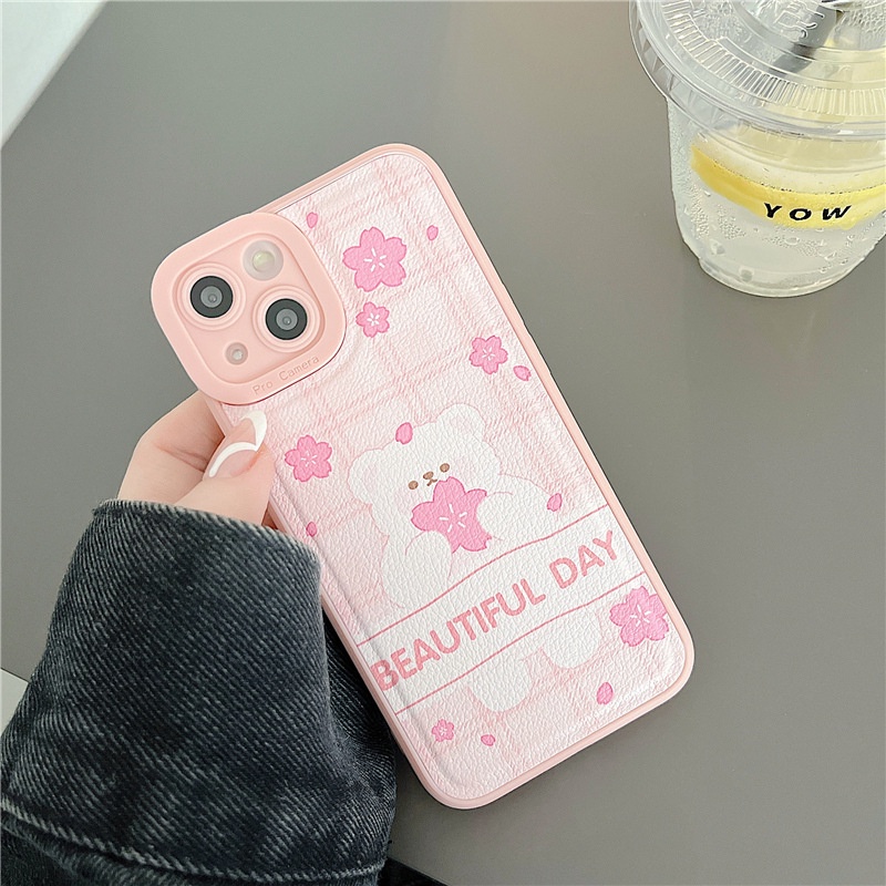 Ốp lưng iphone Ốp lưng iphone LineBear trong cạnh vuông 6/6plus/6s/6splus/7/7plus/8/8plus/x/xr/14pro/11/12/13/pro/max/plus/promax Dinuo case