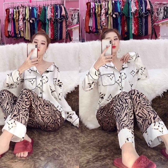 Bộ pijama lụa