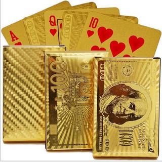 [Rẻ] Bộ bài mạ vàng [HN] [THS] [Đơn 50k tặng phần quà dễ thương]