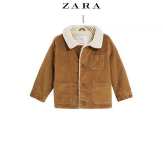 Áo khoác Zara nhung nâu